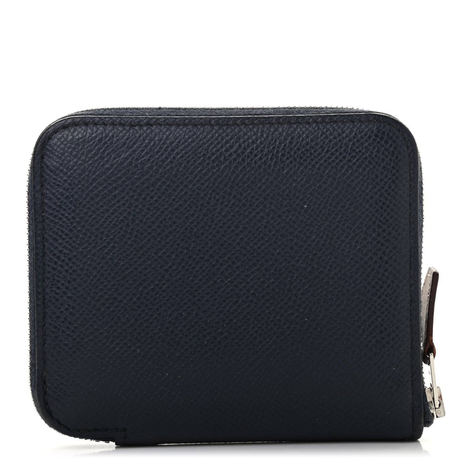 Hermes Epsom Silk'in Compact Wallet Bleu Indigo 1 of 9