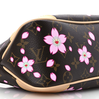 Louis Vuitton LV X TM Monogram Cherry Blossom Boulogne Sakura Brown 9 of 10