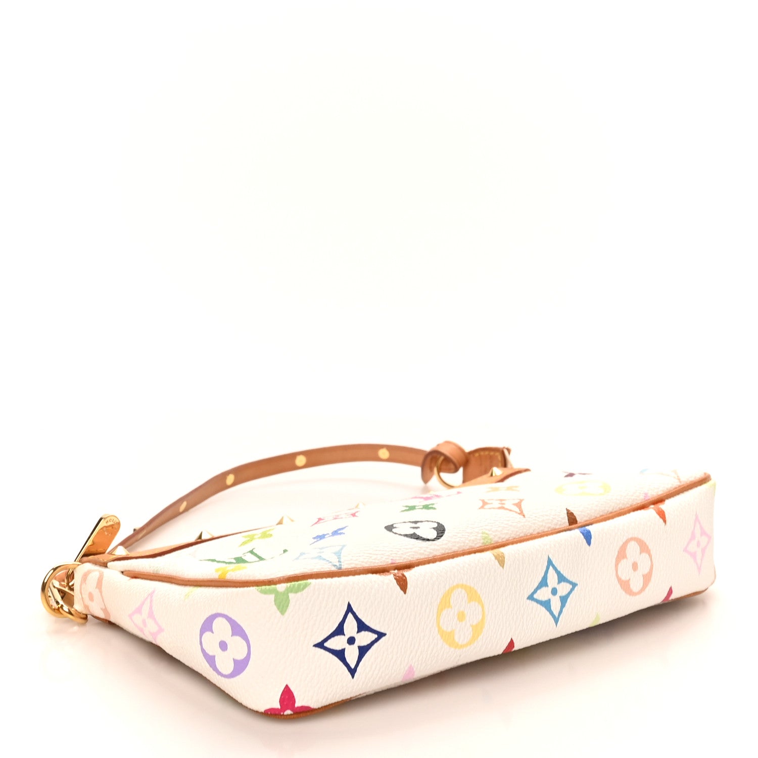 Louis Vuitton Monogram Multicolor Pochette Accessories White 4 of 9