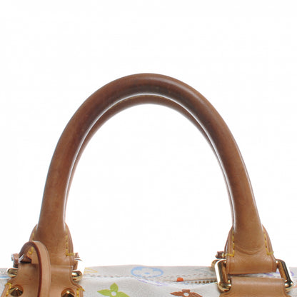 Louis Vuitton Monogram Multicolor Speedy 30 White 3 of 9
