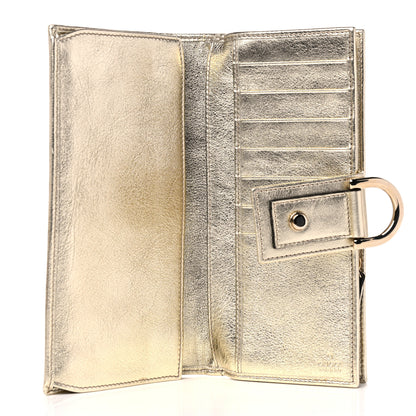 Gucci Monogram Abbey Continental Wallet Gold 5 of 9