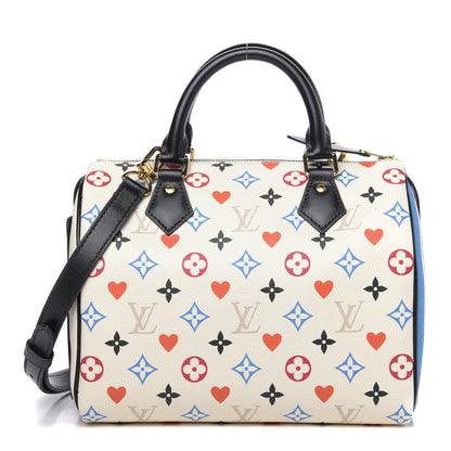 Louis Vuitton Game On Speedy Bandouliere 25 White 1 of 11