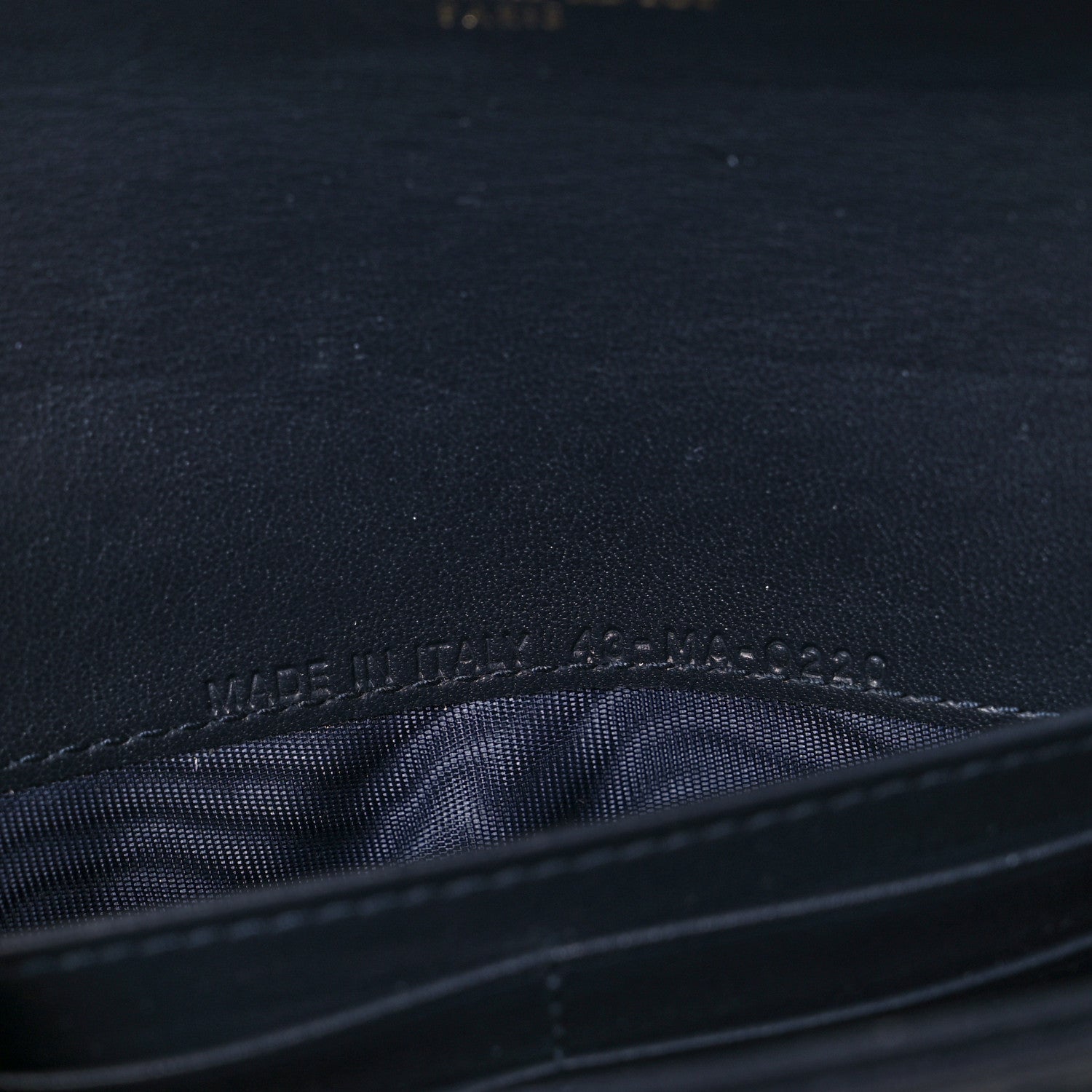 Christian Dior Oblique Saddle Chain Long Wallet Blue 6 of 12