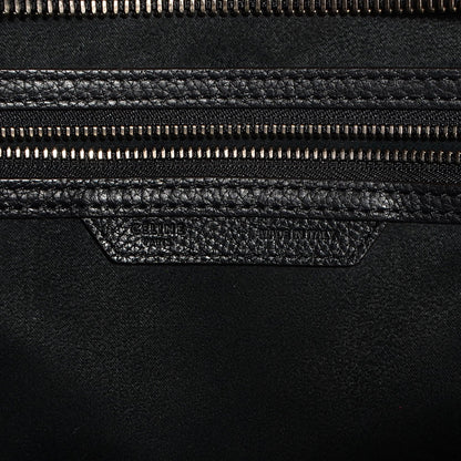 Celine Drummed Calfskin Mini Luggage Black 6 of 9