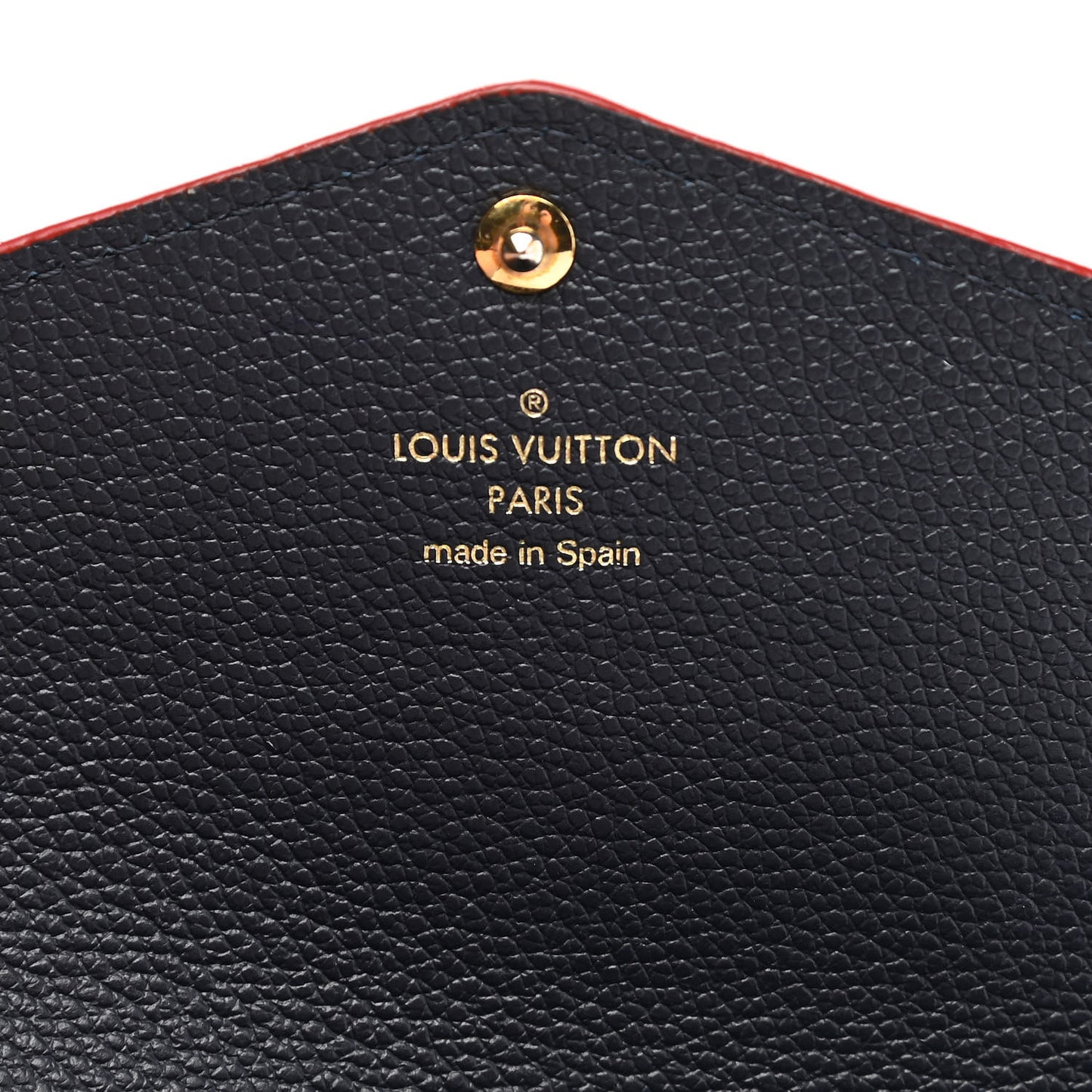 Empreinte Sarah Wallet NM Marine Rouge
