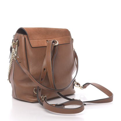 Chloe Suede Calfskin Medium Faye Backpack Tan 2 of 17