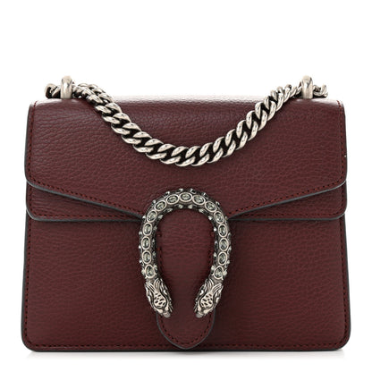 Gucci Dollar Calfskin Crystal Mini Dionysus Shoulder Bag Vintage Bordeaux 1 of 12