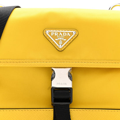 Prada Re-Nylon Saffiano Smartphone Case Crossbody Giallo 7 of 9
