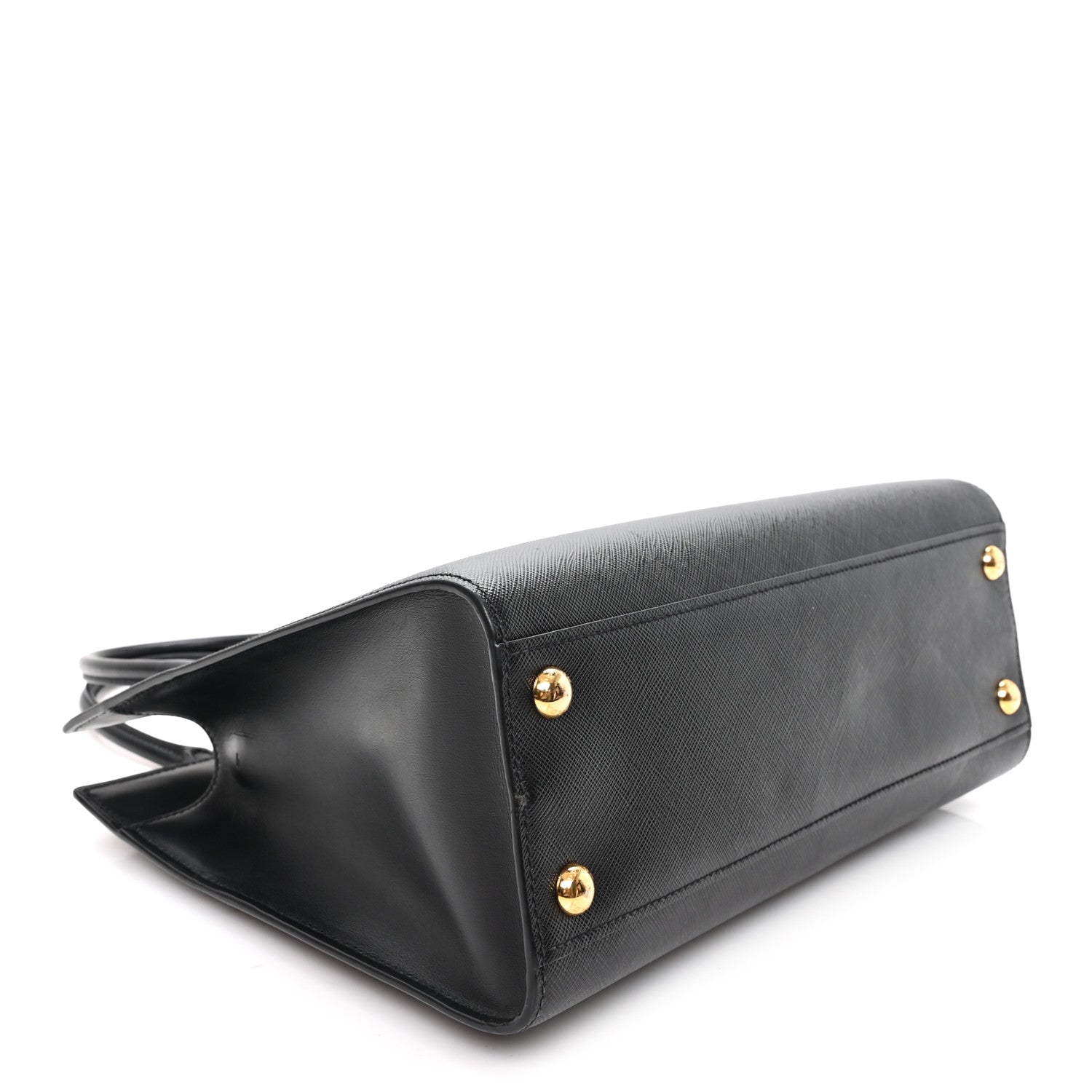 Prada Saffiano Soft Calfskin Large Tote Black 4 of 10