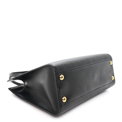 Prada Saffiano Soft Calfskin Large Tote Black 4 of 10