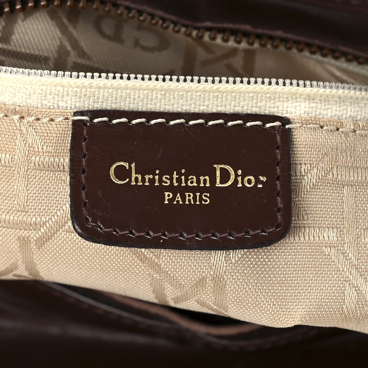 Christian Dior Nylon Cannage Medium Lady Dior Brown 5 of 10