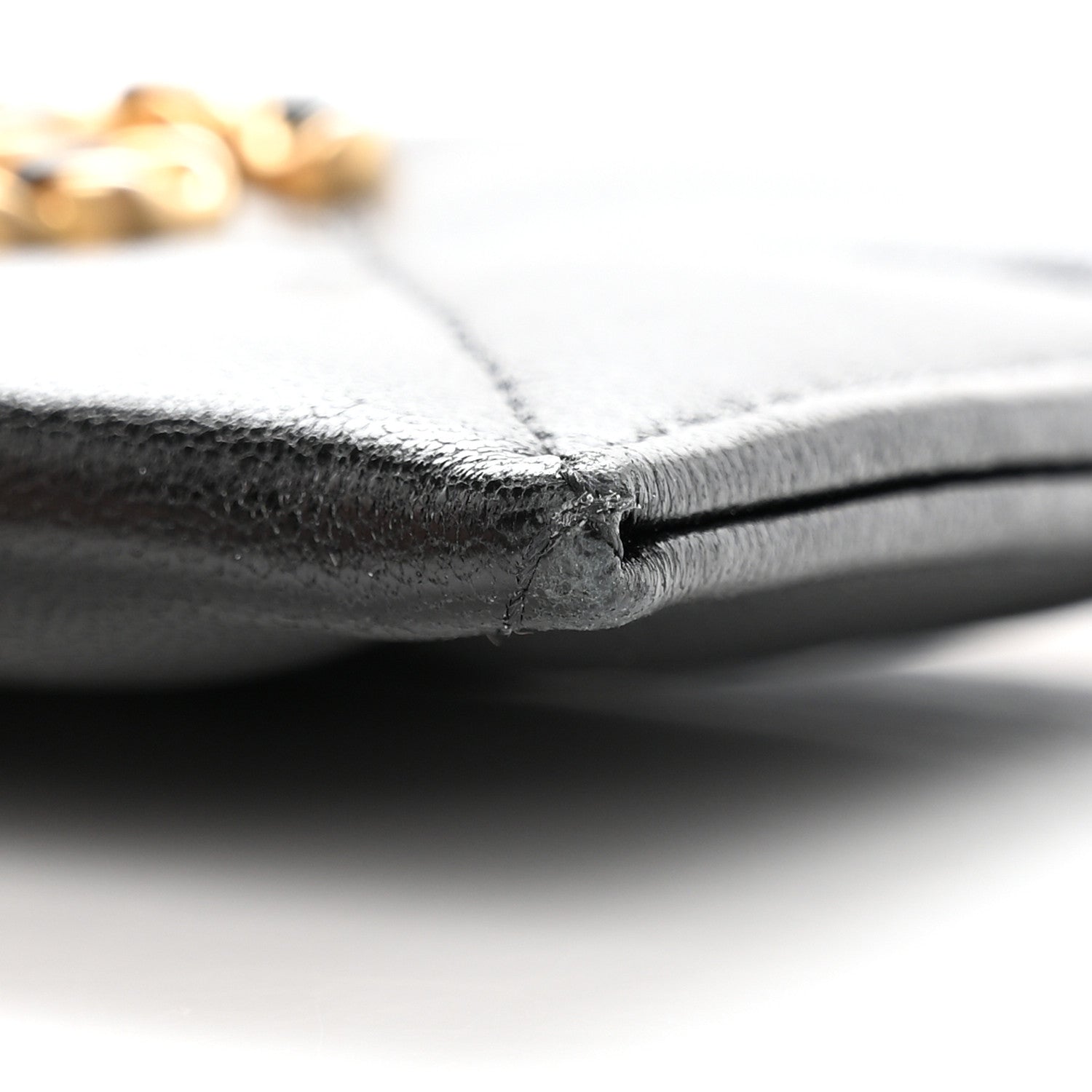 Chanel Lambskin Quilted Chanel 19 Card Holder Black 9 of 15