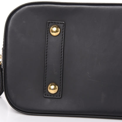 Louis Vuitton Lambskin Malletage Alma PM Black 9 of 20