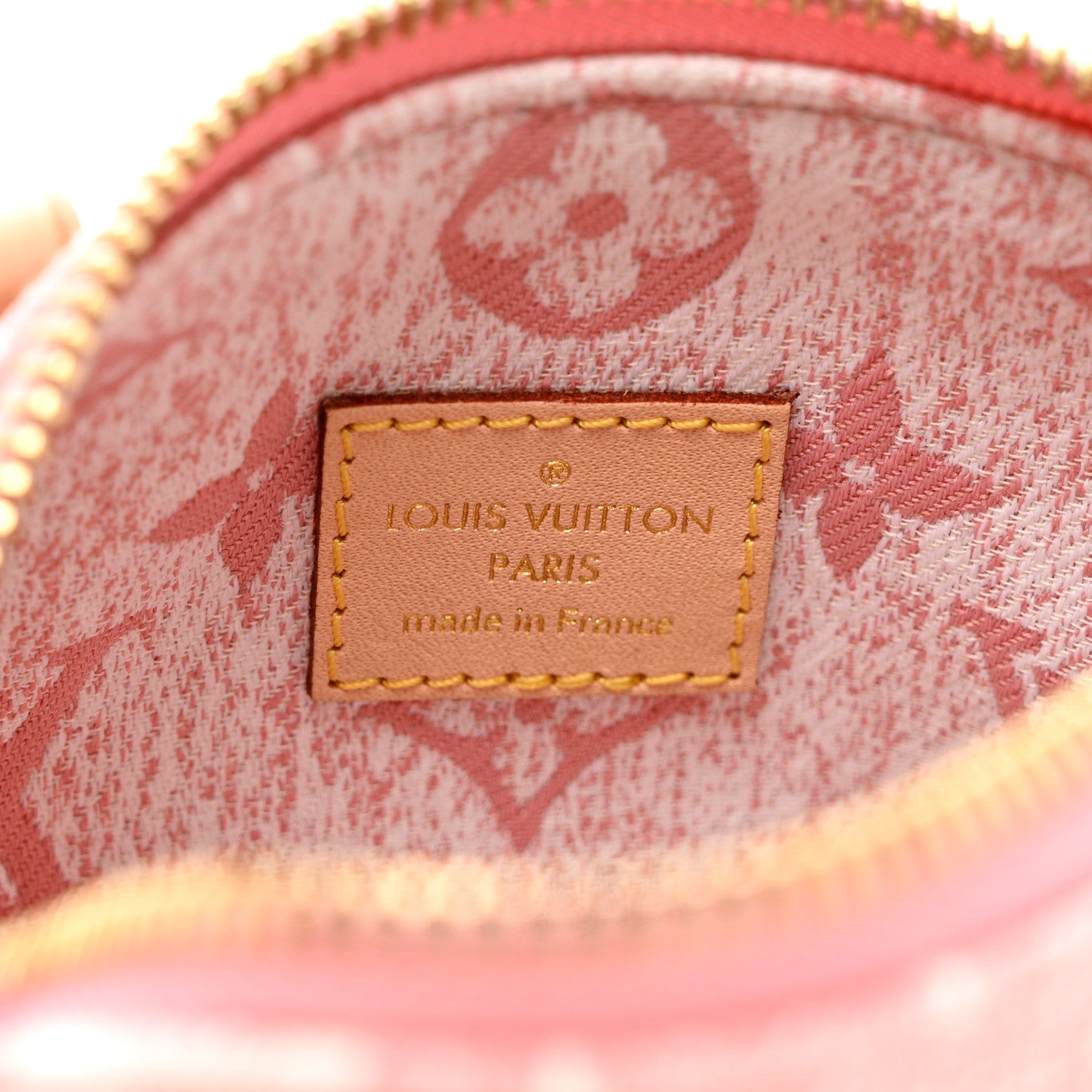 Louis Vuitton Monogram Jacquard Denim Nano Speedy Bandouliere Pink 5 of 6