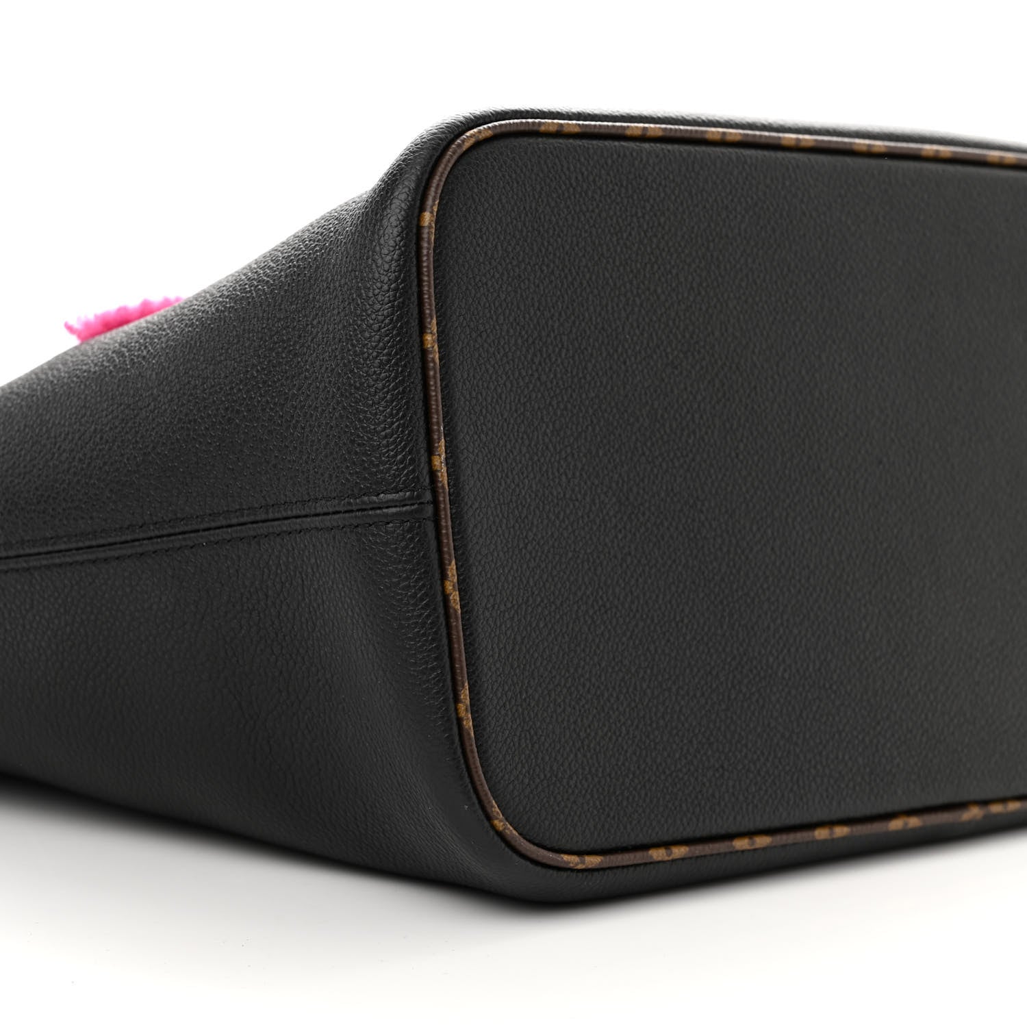 Louis Vuitton Calfskin Monogram Teddy Neverfull MM Black 8 of 9