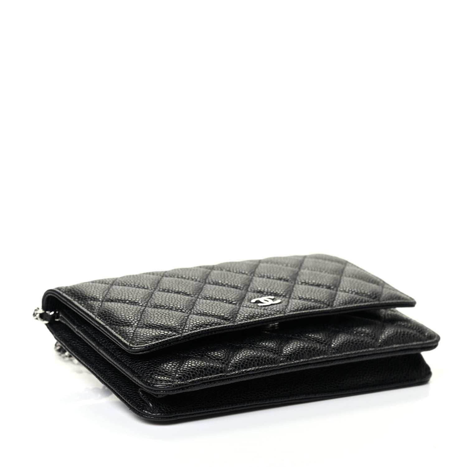 Chanel Caviar Quilted Wallet On Chain WOC Black 3 of 4