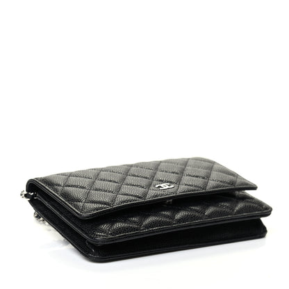 Chanel Caviar Quilted Wallet On Chain WOC Black 3 of 4
