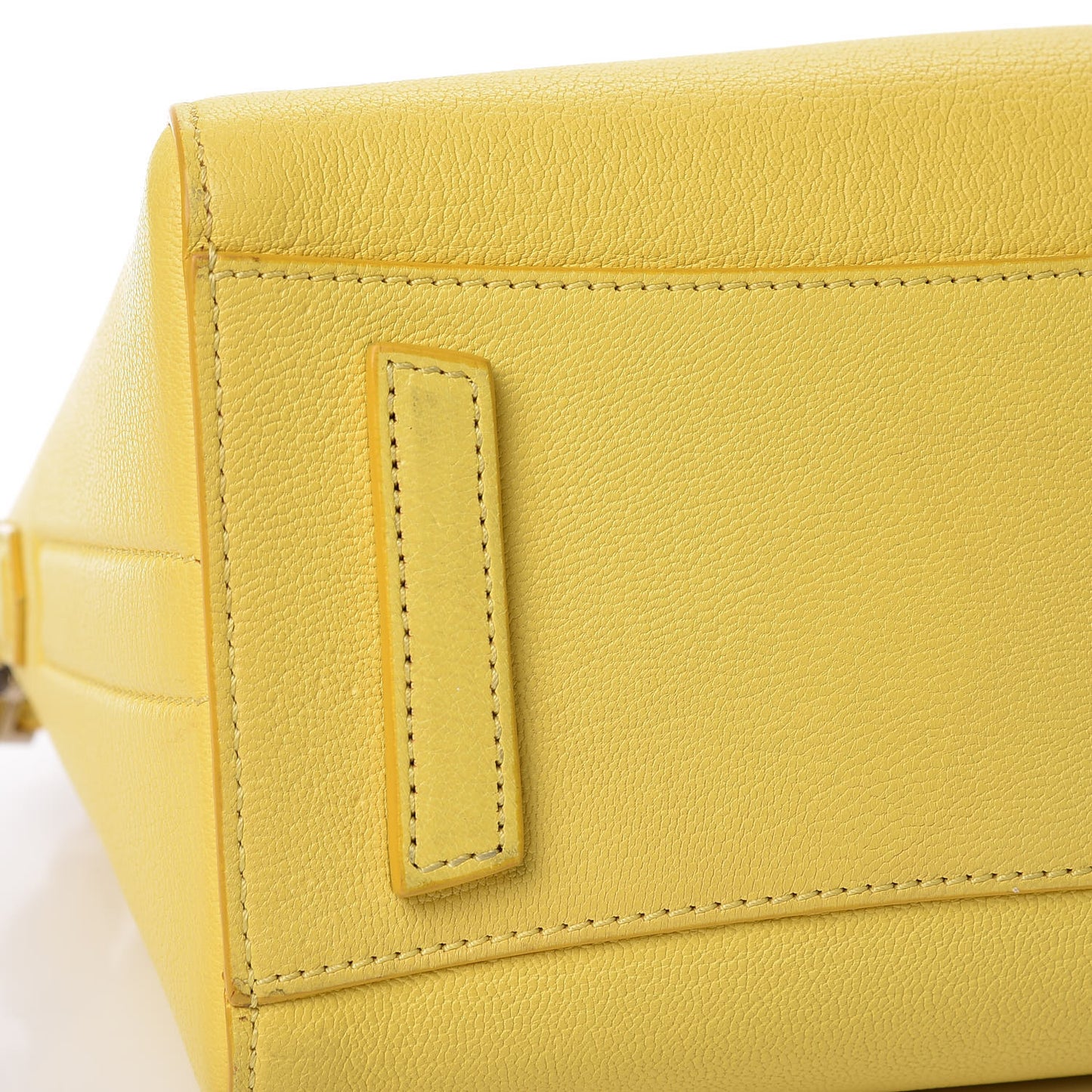 Sugar Goatskin Mini Antigona Yellow