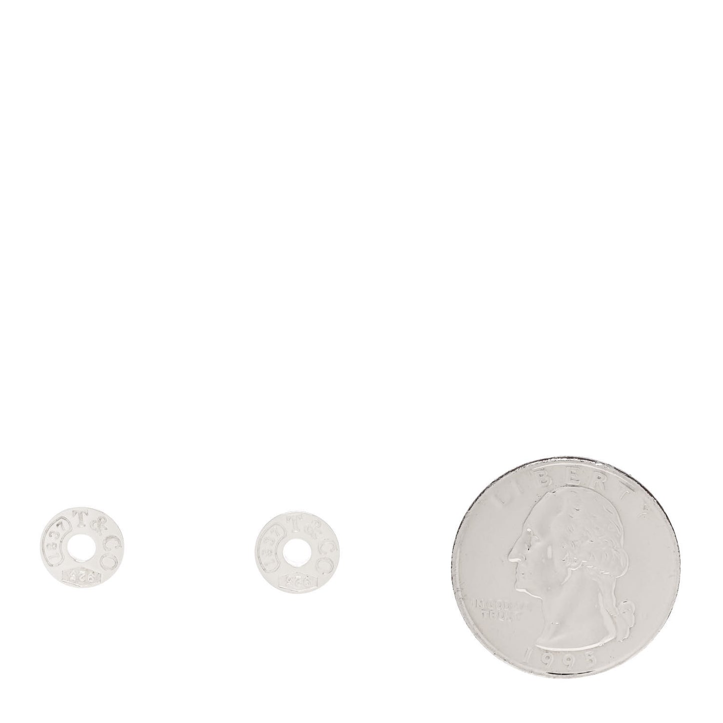 Sterling Silver 1837 Circle Earrings