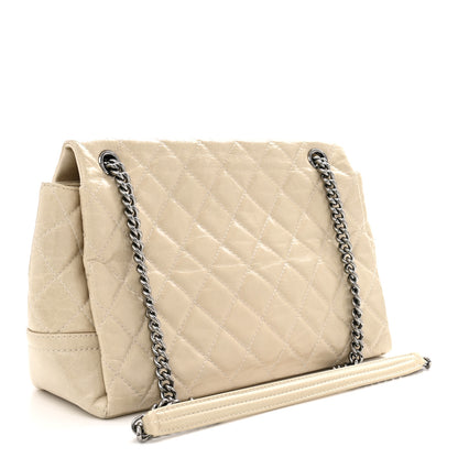 Chanel Glazed Calfskin Quilted Medium Lady Pearly Flap Light Beige 3 of 11