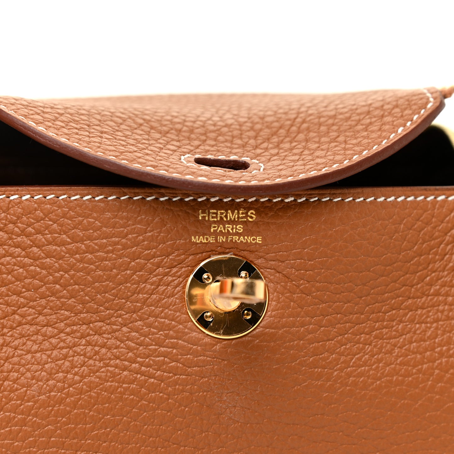 Taurillon Clemence Mini Lindy 20 Gold