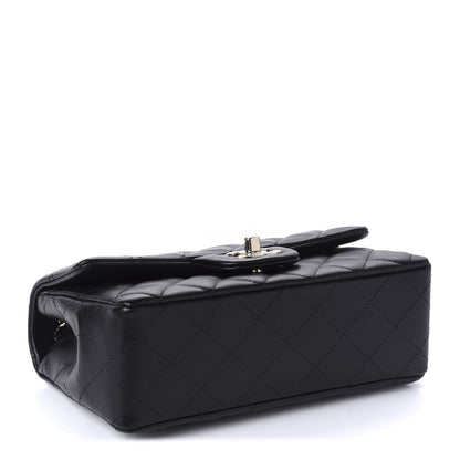 Chanel Lambskin Quilted Mini Rectangular Flap Black 4 of 11