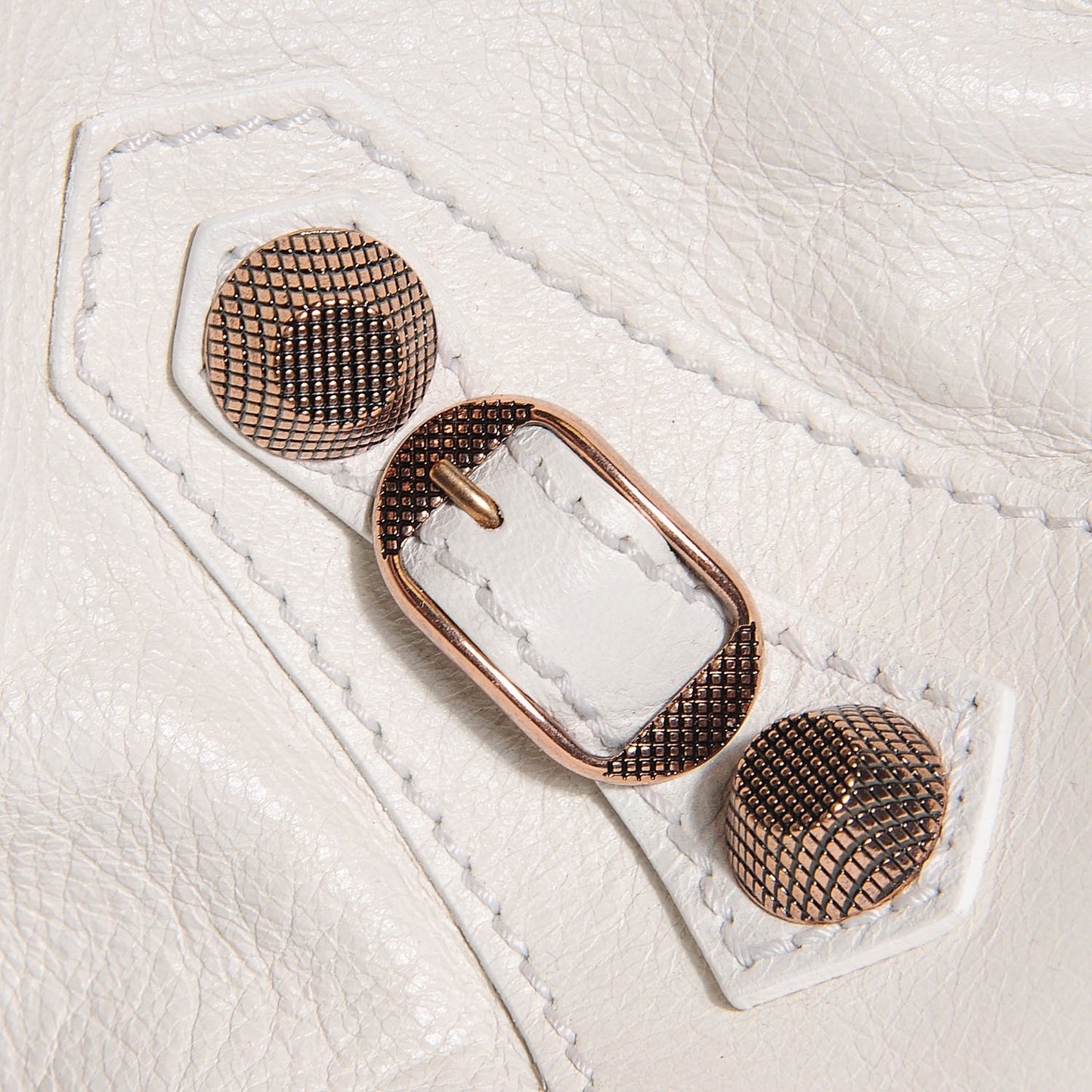 Agneau Giant 12 Rose Gold Hardware Work White Light