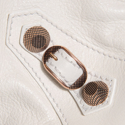 Balenciaga Agneau Giant 12 Rose Gold Hardware Work White Light 9 of 13