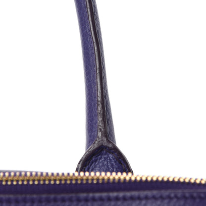Alexander McQueen Pebbled Calfskin Zip Up Heroine Tote Purple 9 of 19