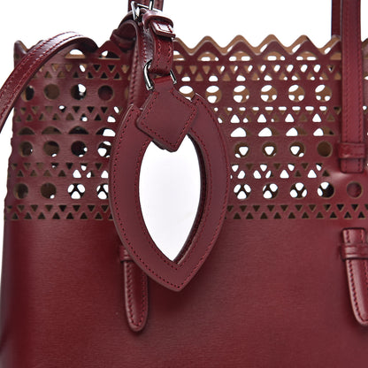 Alaia Calfskin Vienne Mina 25 Bag Pourpre 10 of 10