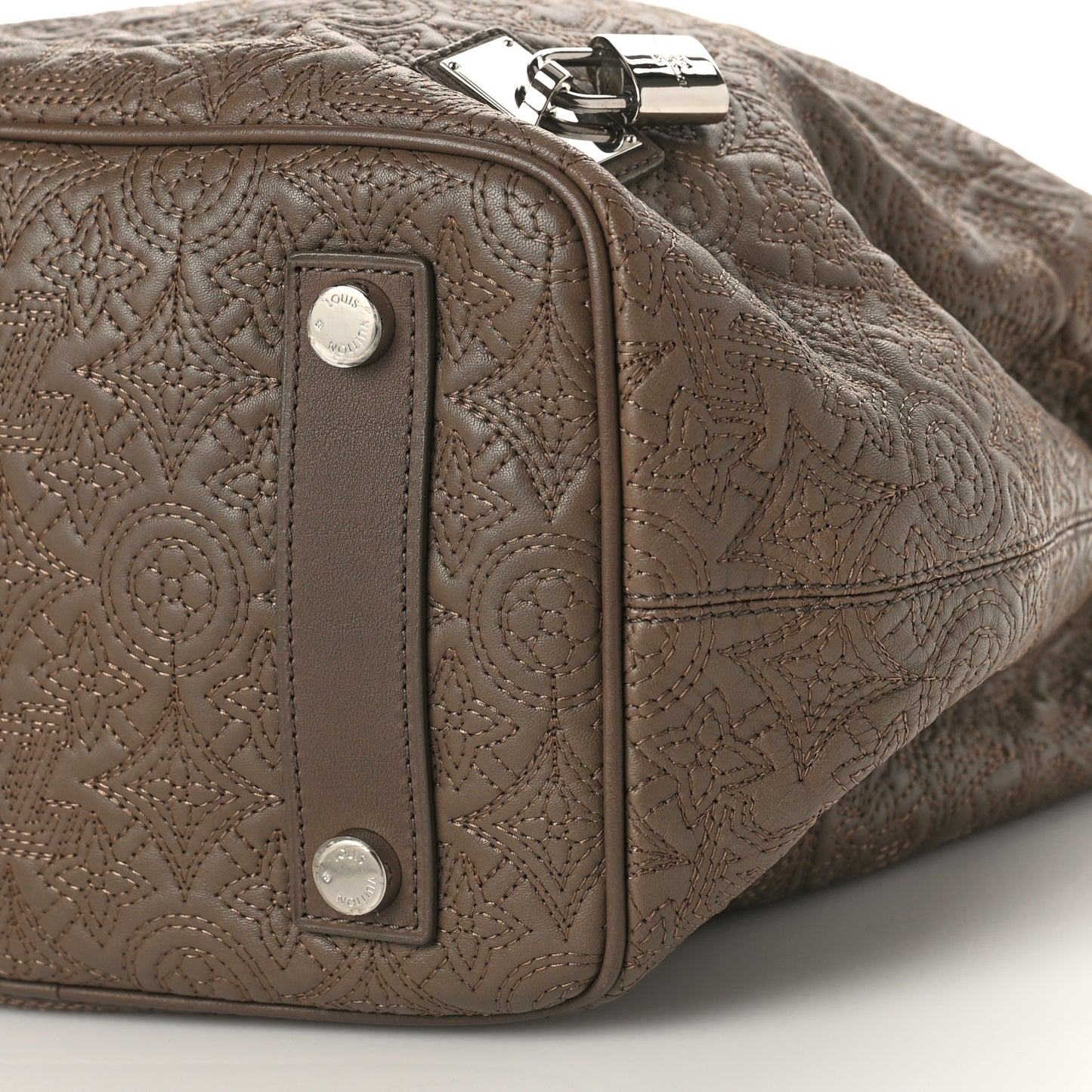 Monogram Lambskin Antheia Lilia PM Brown