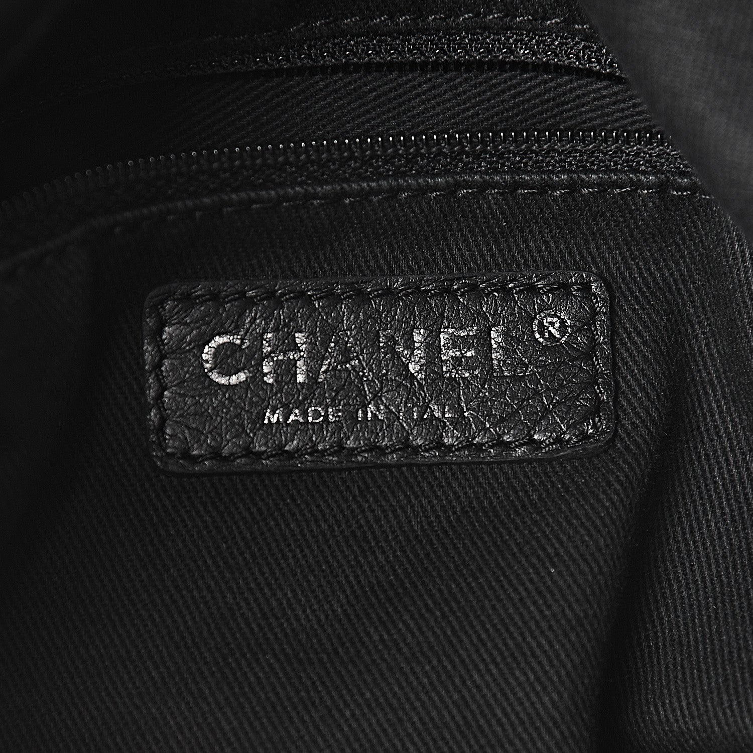 Chanel Lambskin Expandable Tote Black 6 of 10