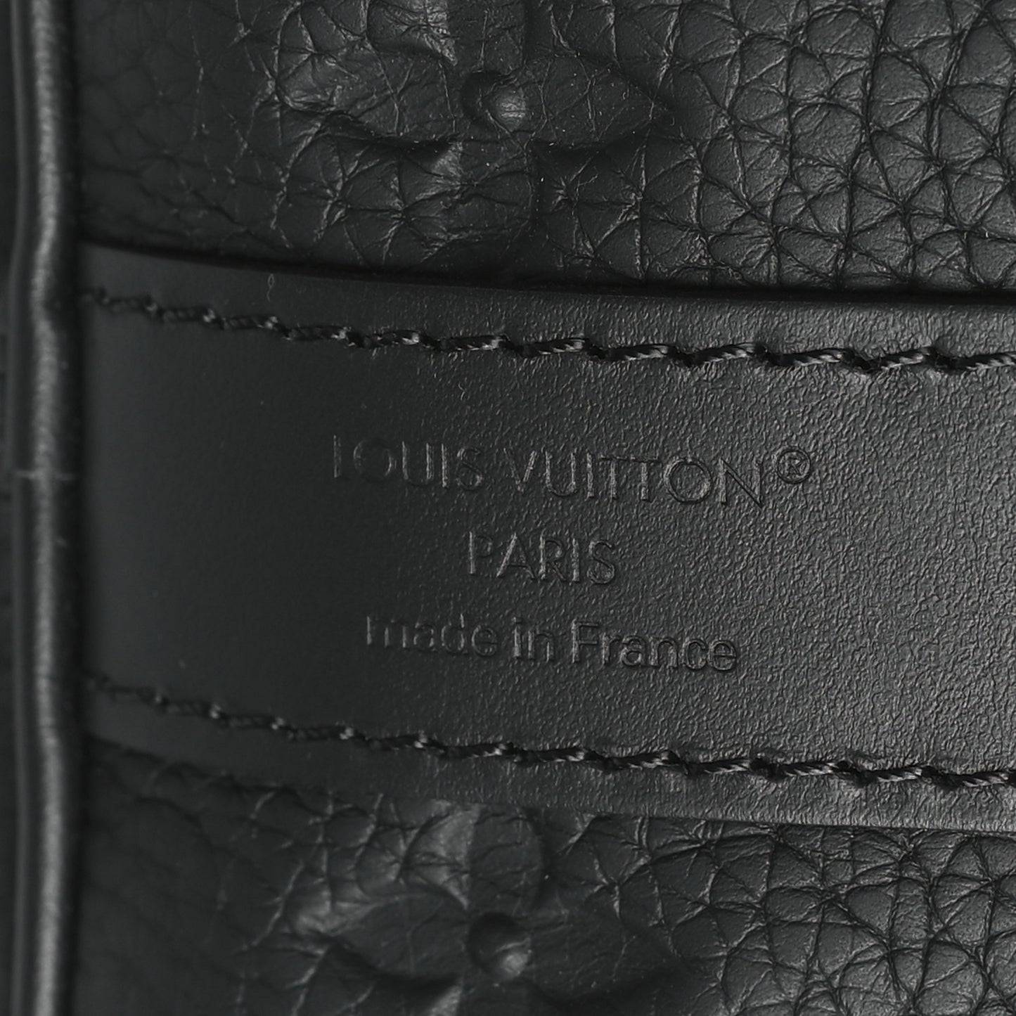 Monogram Taurillon Keepall Bandouliere 35 Black