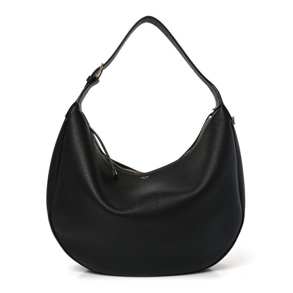 Celine Supple Grained Calfskin Large Lulu Shoulder Bag Black 1 of 9