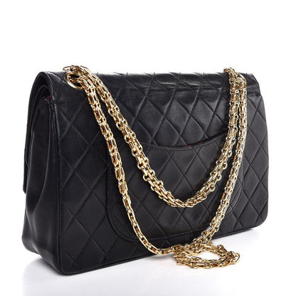 Chanel Lambskin Quilted Medium Bijoux Chain Double Flap Black 4 of 8
