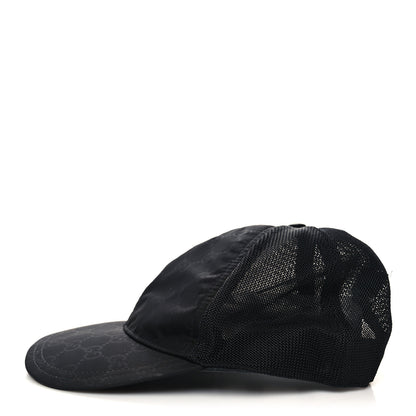 Gucci Nylon Monogram Baseball Hat S Black 6 of 10