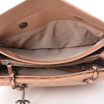 Chanel Caviar Quilted City Shopping Tote Beige 5 of 19