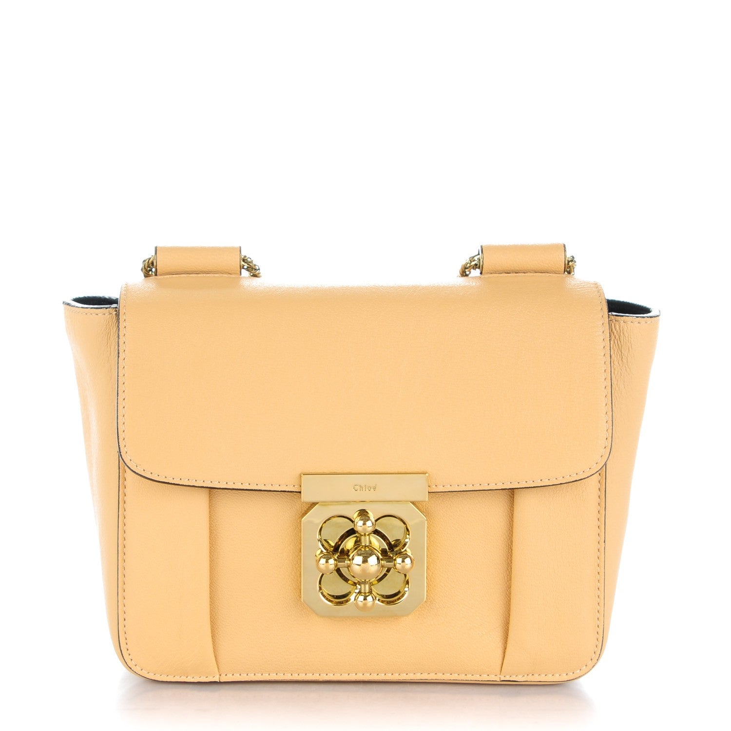 Chloe Goatskin Small Elsie Shoulder Bag Gingerbread 1 of 7