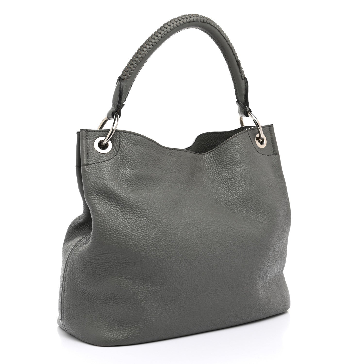 Prada Vitello Daino Hobo Argilla 2 of 12