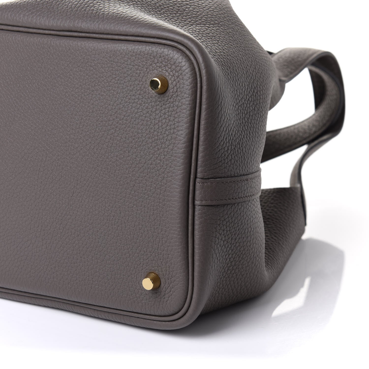 Hermes Taurillon Clemence Picotin Lock 22 MM Etain 11 of 12