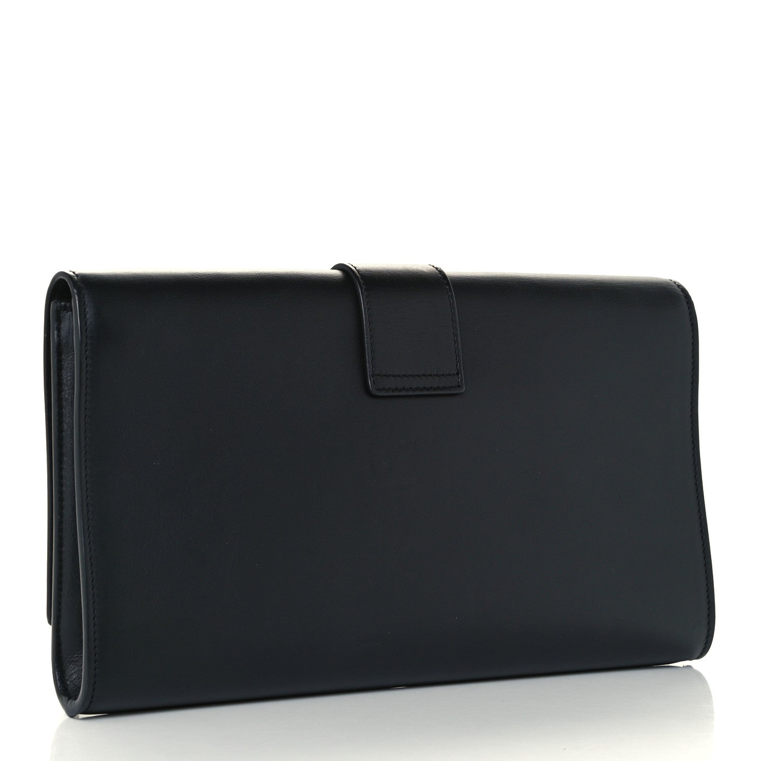 Saint Laurent Calfskin Classic Y Ligne Clutch Black 3 of 11