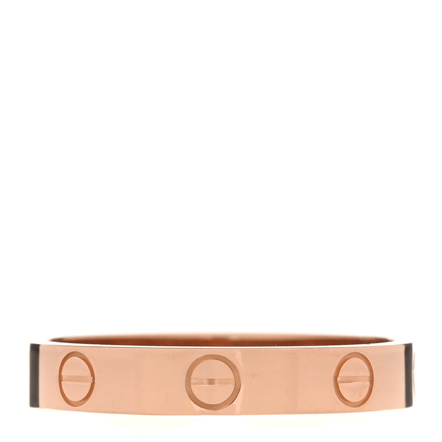 Cartier 18K Pink Gold 3.5mm LOVE Wedding Band Ring 58 8.5 3 of 5