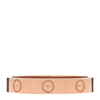 Cartier 18K Pink Gold 3.5mm LOVE Wedding Band Ring 58 8.5 3 of 5