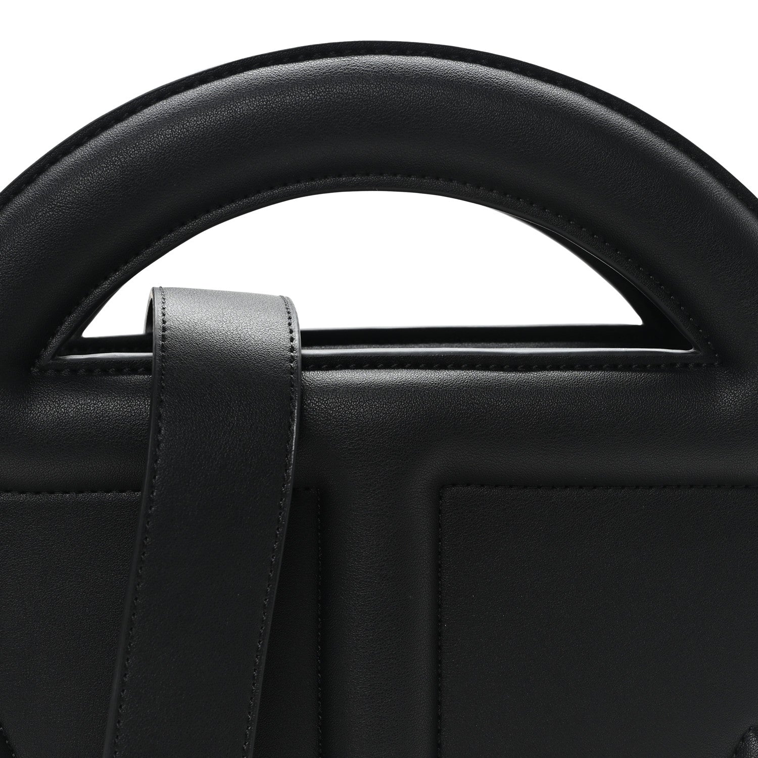 Telfar Vegan Leather Major Circle Bag Black 8 of 12