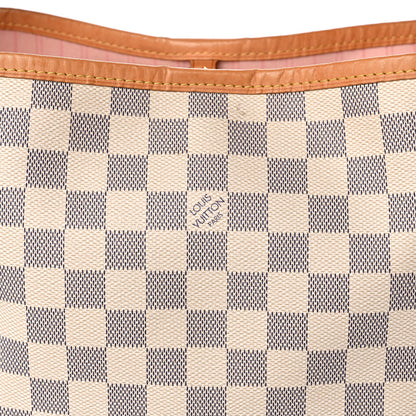Louis Vuitton Damier Azur Delightful MM Rose Ballerine 9 of 13