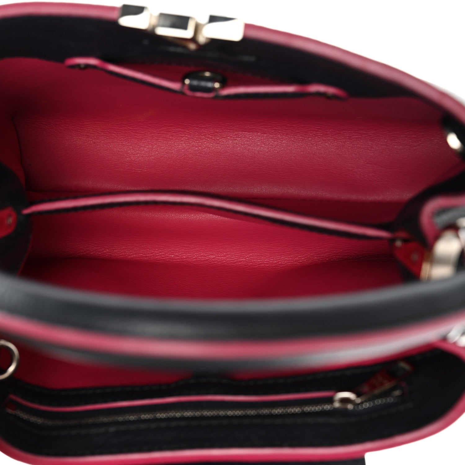 Louis Vuitton Taurillon Capucines BB Cobalt Fuchsia 4 of 12