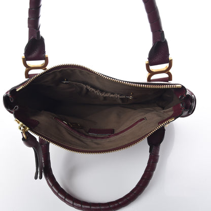 Chloe Calfskin Medium Marcie Satchel Wild Purple 5 of 8