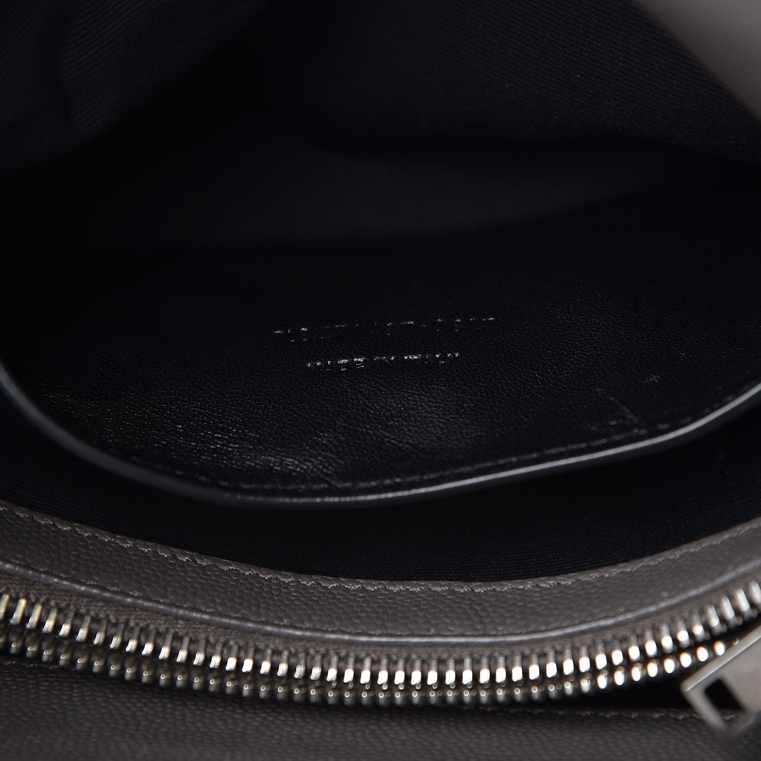 Saint Laurent Grain De Poudre Medium West Hollywood Monogram Fold-Over Earth 7 of 9