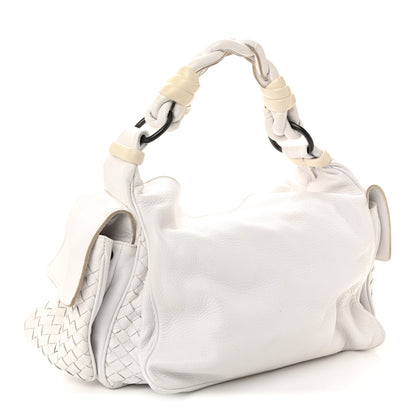 Bottega Veneta Cervo Cocker Hobo Bianco White 3 of 11