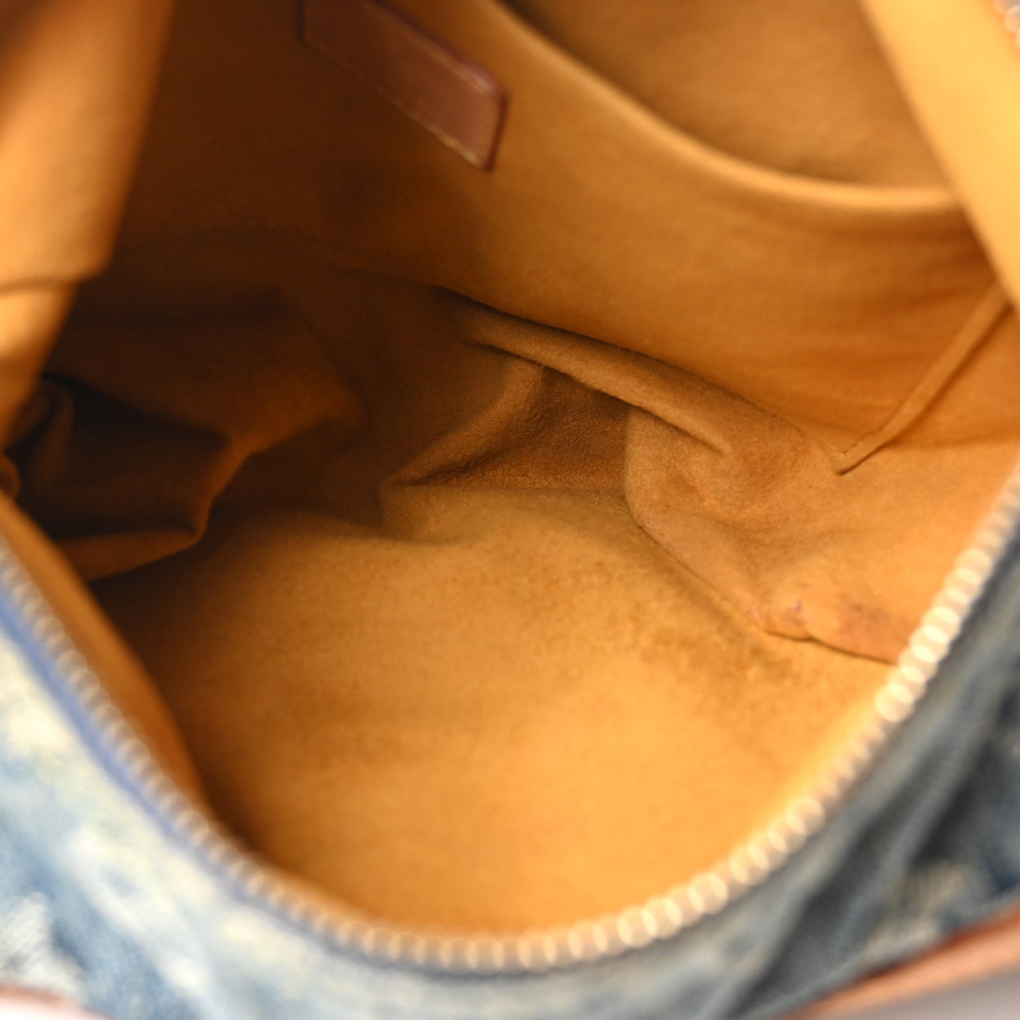 Monogram Denim Baggy PM Blue